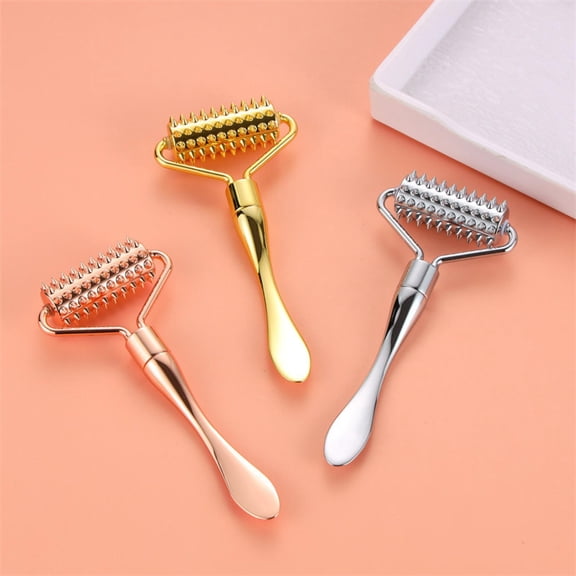 Massage Roller For Hand And Body,Massage Roller With Metal Acupuncture,Flawless Facial Massage Tool,Alloy Deep Massage Tool for Hand, Foot, Neck and Arms