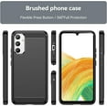 thumbnail image 2 of for Samsung Galaxy A34 5G case, Galaxy A34 Phone case with HD Screen Protector, Fashion Shock-Absorption Flexible TPU Bumper Soft Rubber Protective Phone Case Cove for Samsung Galaxy A34 5G, Black, 2 of 8