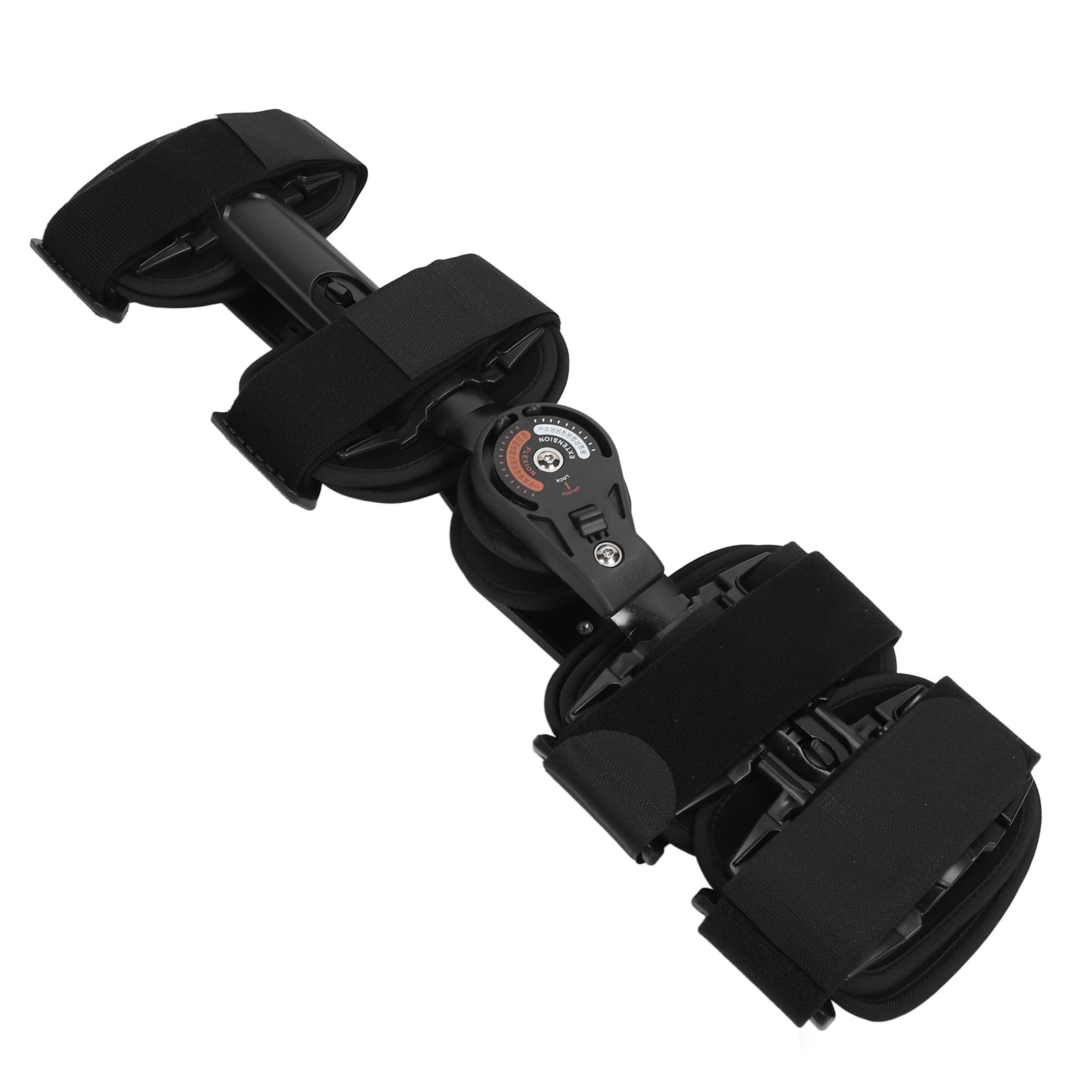 Hinged Knee Brace, 90 Degrees Extension Aluminum Alloy Button Lock 120