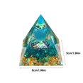 thumbnail image 3 of onlyliua Ofertas Del Día de Hoy Adornos Triangulares de Cristal Adornos Triangulares con Goteo de Grava Adornos Triangulares de Resina para El Hogar Adornos Triangulares Hechos a Mano Característica, 3 of 6