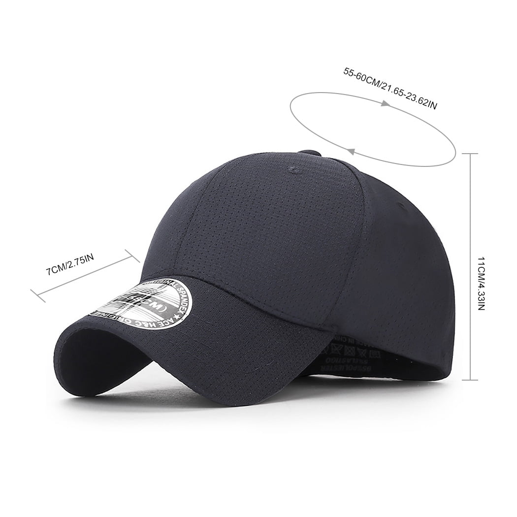Coofit Baseball Cap Fashion Breathable Elastic Sun Hat Baseball Hat for Women Men