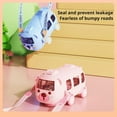 thumbnail image 6 of Portable Water Cup in Bus Shape,360 Leak-Proof Portable Water Bottle with Straw and Strap,16.9Oz Cute Cartoon Design Detachable Bus Water Jug,Bounce Flip Top Straw Water Bottle for Travel Camping, 6 of 9