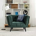 thumbnail image 2 of Modern Contemporary Urban Design Living Lounge Room Armchair, Green, Fabric, 2 of 4