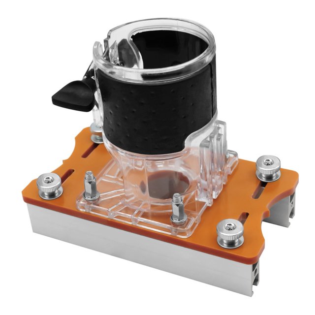 Compact Wood Palm Router Base, Wood Router Base Aluminum Alloy Compact for Chamfering