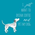 thumbnail image 3 of McCully, Jennifer 20x20 Black Modern Framed Museum Art Print Titled - Drink Coffee Pet Dog 2, 3 of 5
