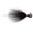 Black, variant on VMC Bucktail Jig 1/4 White