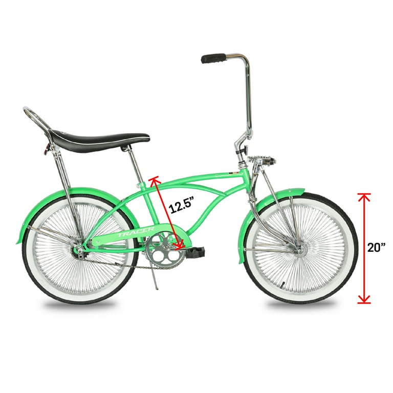 Tracer Tamron 20 inch Lowrider Bike,Single Speed,Green,Beach