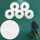 thumbnail image 3 of Portarrollos de papel higiénico, organizador de papel tisú para montar en la pared o de pie para sobremesa blanco, 3 of 8