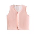thumbnail image 1 of Gibobby Blusas De Niñas Chaleco transpirable de color sólido para niños pequeños de verano en lados Use un informal adecuado para 0 a 2 años （Rosa， 12-18 Meses), 1 of 5