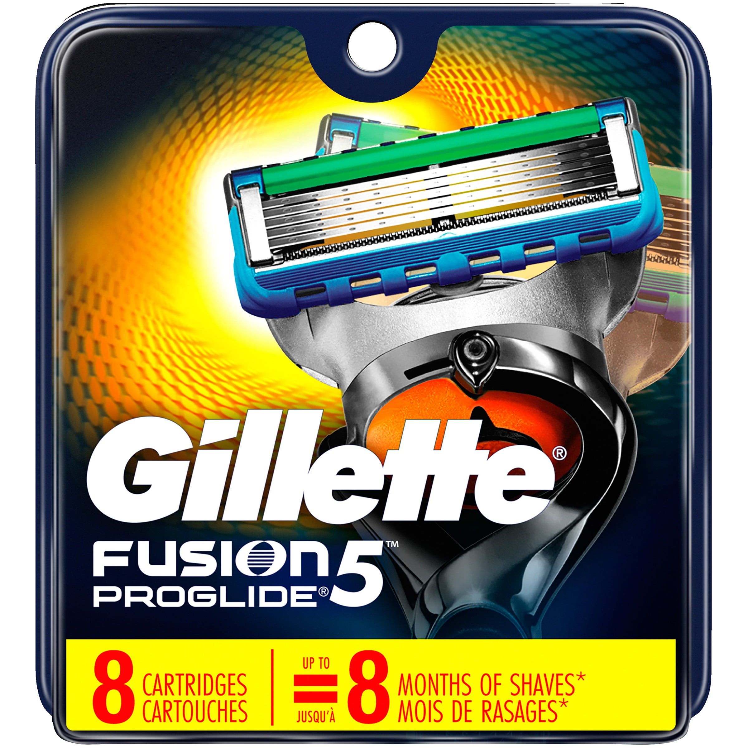 Gillette Fusion ProGlide Power Cartridge Refills, 8 count + 3 Count Eyebrow Trimmer - Walmart.com