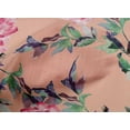 thumbnail image 4 of oneOone Organic Cotton Voile Fabric Watercolor Leaves & Peony Floral Print Sewing Fabric BTY 42 Inch Wide, 4 of 4