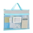 thumbnail image 5 of FeiFu Large Zipper Pouch with Handle Pocket Waterproof File Bag, A4 Foldable Document Storage Bag for Office Carrying Paper Files Filing Folder Travel Sky Blue, 5 of 5