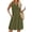 Armygreen, variant on Pleated Tank Dresses for Women Fashion Summer Sleeveless Sundress Casual Beach Dress with Pockets