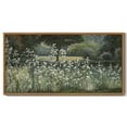 thumbnail image 5 of Drsoum 20x40in Natural Framed Vintage Landscape Large Canvas Wall Art Forest Pond Classic Hallway Bathroom Office Decor, 5 of 7