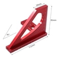 thumbnail image 2 of Line Ruler Woodworking Measuring Ruler Triangle Square Angle Measuring Tool Precision Accurate Triangle Ruler Tri-square Line Scriber Saw Guide, 2 of 9