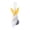 Orange, variante sur YDYHDS Nouveau Lapin de Pâques avec Plusieurs Pendentifs en Laine Sans Visage Nain Âgé Poupée en Peluche Décoration Rudolf Soldes Liquidation Offres du Jour Prime