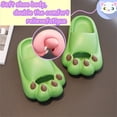 thumbnail image 4 of Children’s Cartoon Cat Paw Slippers Cloud Sandals , Unisex Toddler Sandals, Adult Non-Slip Outdoor Indoor Summer Slippers Water Shoes, 4 of 7