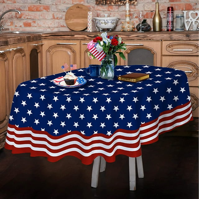 4th of july tablecloth walmart