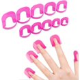 thumbnail image 1 of Nail Polish Stencil 26 Pcs Nail Polish Easy Reusable Nails Edge Skin Barrier, 1 of 5