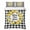 White Yellow, variant on King Quilt Set 96''x106'', Burnt Orange White Ombre Bedspread Coverlet with 2 Pillow Shams, Modern Abstract Art Farmhouse Gradient Breathable All Season Quilt Bedding for Bedroom/Guest Room