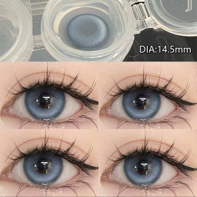 Lentillas de colores para ojos, lentes cosméticas para miopía con dioptrías de grado, Multicolor, gris, marrón, pupilas naturales, lentillas anuales