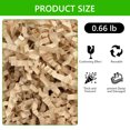 thumbnail image 5 of Tripumer 0.66 lb Shred Filler Basket Grass Crinkle Cut Paper great for Gift Wrapping Easter Gift Box Wrapping Packing Party Decoration Brown, 5 of 6