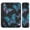 Butterfly and the Moon, variant on 2-Pack Seat Belt Covers with Flannel Seatbelt Shoulder Strap Case Adjustable Straps Soft Padding for Car Blue-green Butterfly Pattern Small