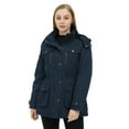 thumbnail image 2 of WenVen Women's Winter Jacket Windrproof Winter Coat Warm Puffer Jacket with Hood Blue S, 2 of 8