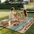 thumbnail image 4 of Western Texas Star Vintage Outdoor Rug for Patio/Deck/Porch, Non-Slip Large Area Rug 4 x 6 Ft, Retro Farmhouse Brown Green Wood Grain Indoor Outdoor Rugs Washable Area Rugs, Camping Rug Carpet Runner, 4 of 8