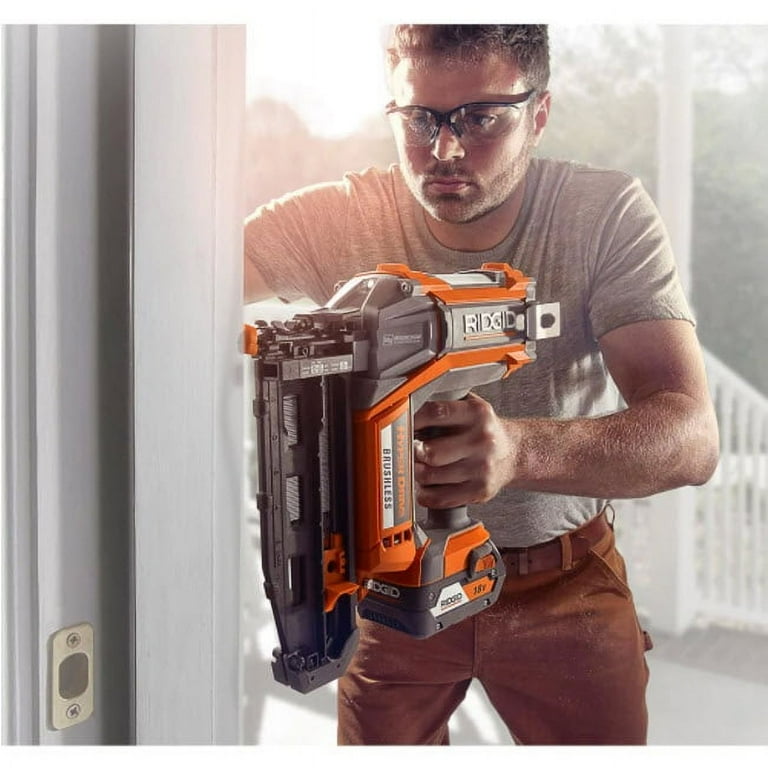 Ridgid finish nailer cordless sale
