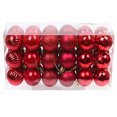 thumbnail image 1 of Bearachild 30 piezas de bolas de Navidad adornos inastillables decoraciones para árboles de Navidad juego de bolas colgantes para decoración de fiesta de Kits de decoración para fiestas Rojo Bearachild HA007626-03B, 1 of 6