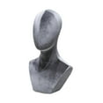 thumbnail image 2 of Xuanheng Mannequin Head Model Hat Rack Display Head for Headdress Headset Scarves Grey, 2 of 8