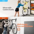 thumbnail image 6 of Sttoraboks Indoor Bike Storage Rack with Adjustable Height, Black, 6 of 9