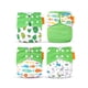 thumbnail image 1 of 4 Uds pañales de tela para bebé lavables reutilizables pañales de bolsillo de tela estirable, 1 of 8