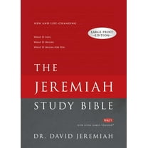 Jeremiah Study Bible-NKJV-Large Print: What It Says. What It Means. What It Means for You. (Large Print) (Hardcover)
