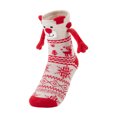 thumbnail image 4 of 2 Pair Holding Hands Socks Christmas Socks Funny Magnetic Suction 3D Doll Couple Socks Unisex Couple Socks, 4 of 8