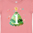 thumbnail image 4 of Inktastic 1st Birthday Green Christmas Tree with Yellow Star Boys or Girls Baby T-Shirt, 4 of 5