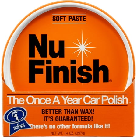 Nu Finish The Once A Year Car Polish Paste, 14 oz. (Best Chrome Polish For Classic Cars)
