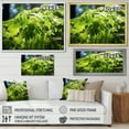 thumbnail image 4 of Designart "Dappled Sunlight Ferns Plant painting" Floral Floater Framed Canvas Print, 4 of 7