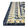 thumbnail image 4 of Unique Loom Taftan Collection Area Rug - Oasis (5' 3" x 8' Rectangle Navy Blue/Cream), 4 of 7