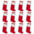 thumbnail image 2 of MesaSe 12PCS Christmas Stocking Santa Claus Candy Sock Bag  Tree Hanging Decor Gift, 2 of 4