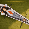 thumbnail image 3 of Double Sunbrella® Hammock with Stand (9ft/280cm) - Harbour, 3 of 8