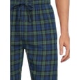 thumbnail image 3 of Hanes Men's and Big Men's 100% Cotton Flannel Pajama Pants, 2-Pack, 3 of 5