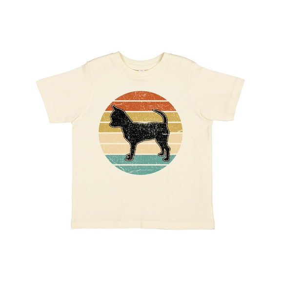 Inktastic Chihuahua Dog Retro Sunset Boys or Girls Toddler T-Shirt