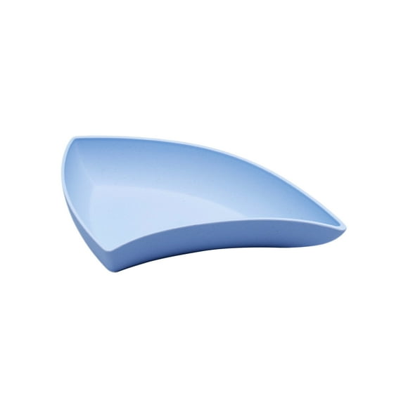 Plastic Plates Reusable, Bent Shape Plates Impregnable Dinner Plates Dishwasher Microwave Safe Plastic Plates Reusable Lightweight Plates for Kitchen Or Camping 7.1X7.5 Inches