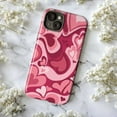 thumbnail image 5 of Pink Retro Heart Phone Case, Cute Valentine’s Day Love Aesthetic Protective Cover for iPhone 16 15 14 13 12 11 Pro Max Plus Mini, 5 of 6