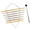 5 Tons, variante sur MERIGLARE Carillon de Méditation Instrument de Bain avec Maillet pour Maison Bureau Méditation 9 Tons