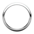 thumbnail image 2 of 14k White Gold 4mm Half Round Band Ring - 4.2 Grams - Size 9.5, 2 of 2