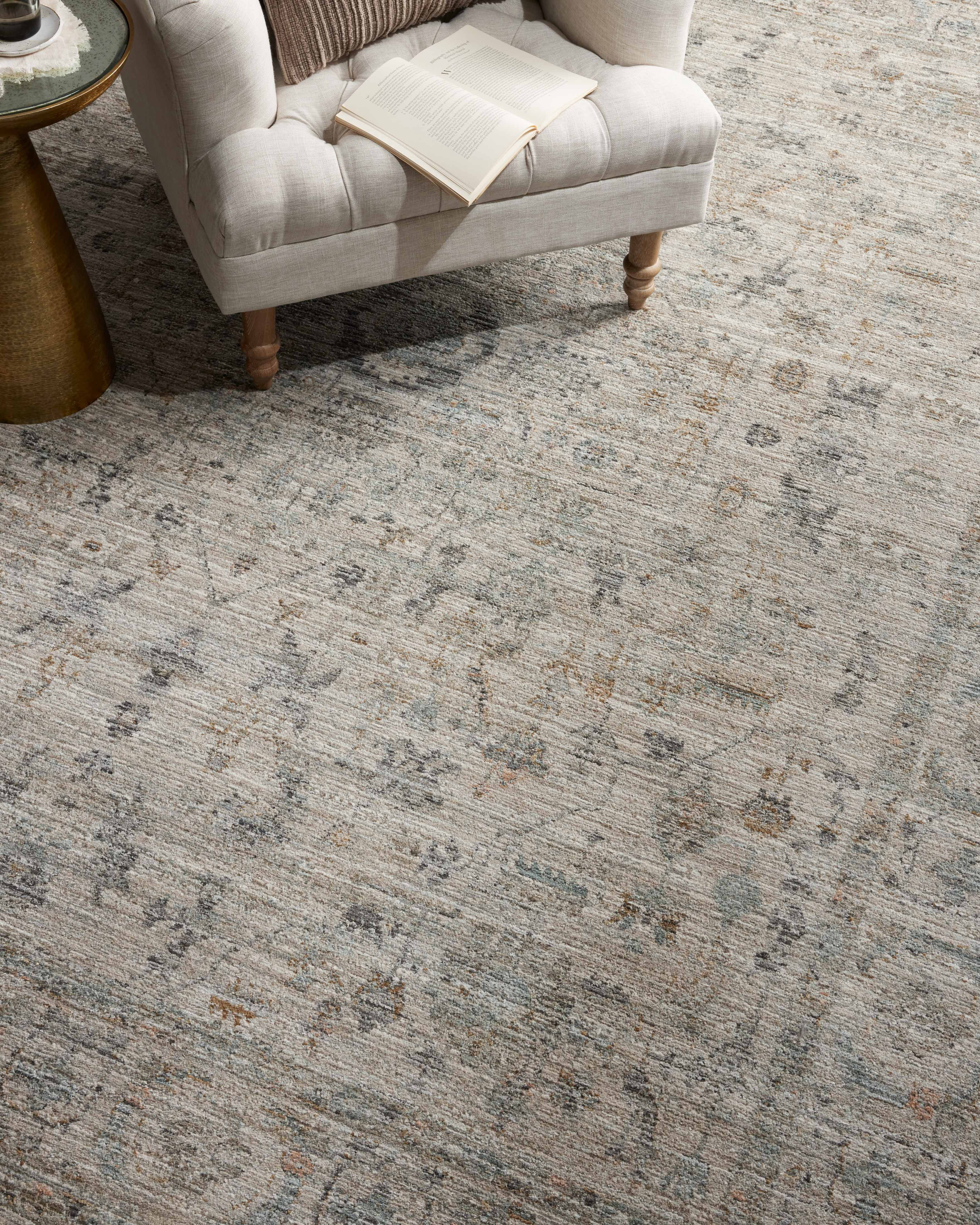 Jean Stoffer x Loloi Katherine Beige / Mist 2'-7" x 12'-0" Runner Rug