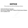 thumbnail image 2 of TEC Front Rear Ceramic Brake Pads Kit for Car Cadillac ELR Buick Cascada KTC-100201, 2 of 10